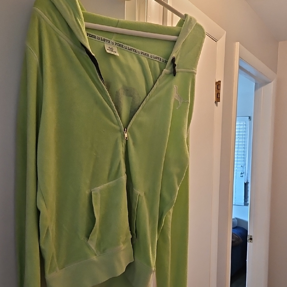 PINK Victoria's Secret Lime Hoodie